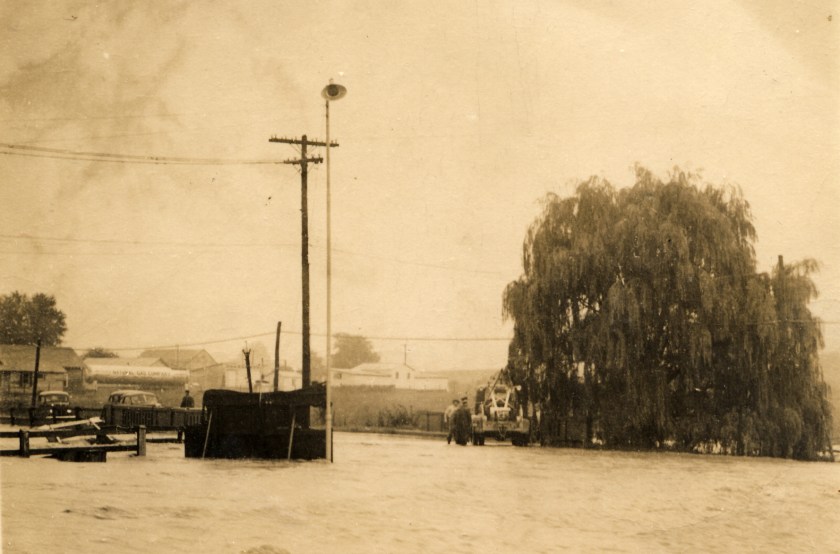 Flooded Lincoln Highway brings out tow truck rescue