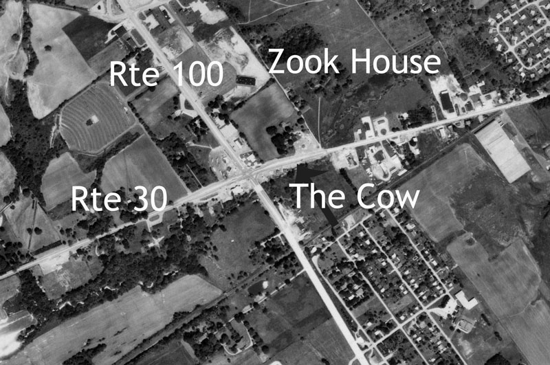 Exton, PA Crossroads 1971 - Routes 100 & 30